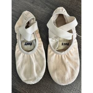 Dance Ballet Shoes So Danca Adult 4.5A Canvas Crossing Straps Split Sole